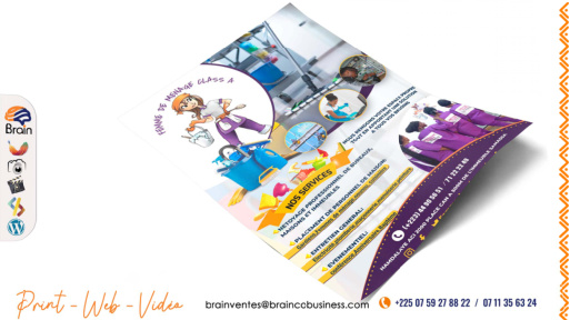 Brochure institutionnelle conçue par BRAIN