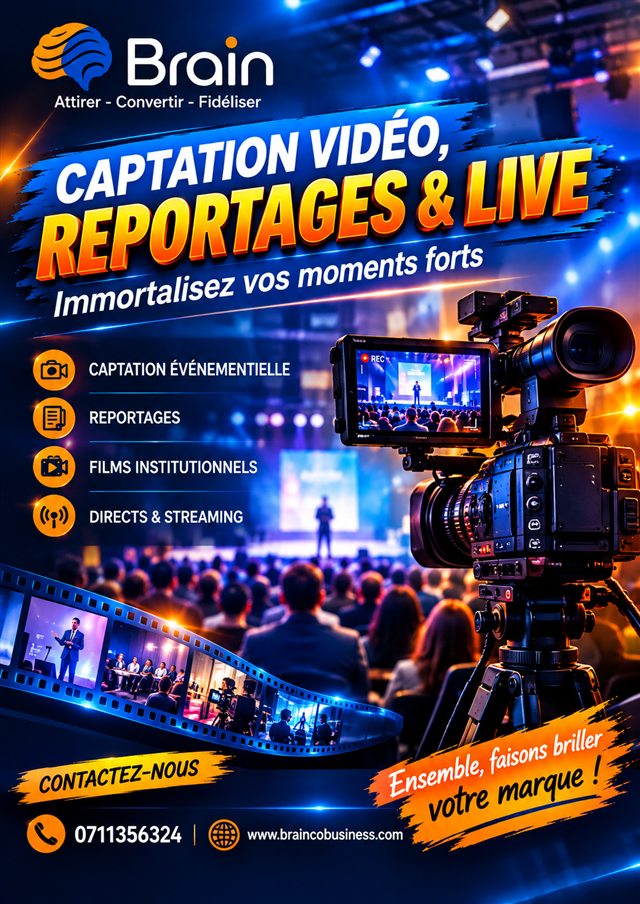 Captation vidéo BRAIN, vidéo YouTube
